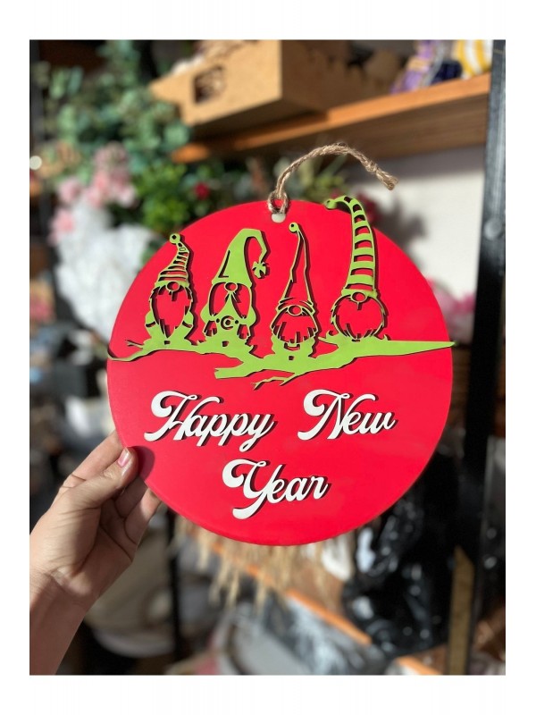 Yeni Yıl Kapı Süsü - Happy New Year -2023